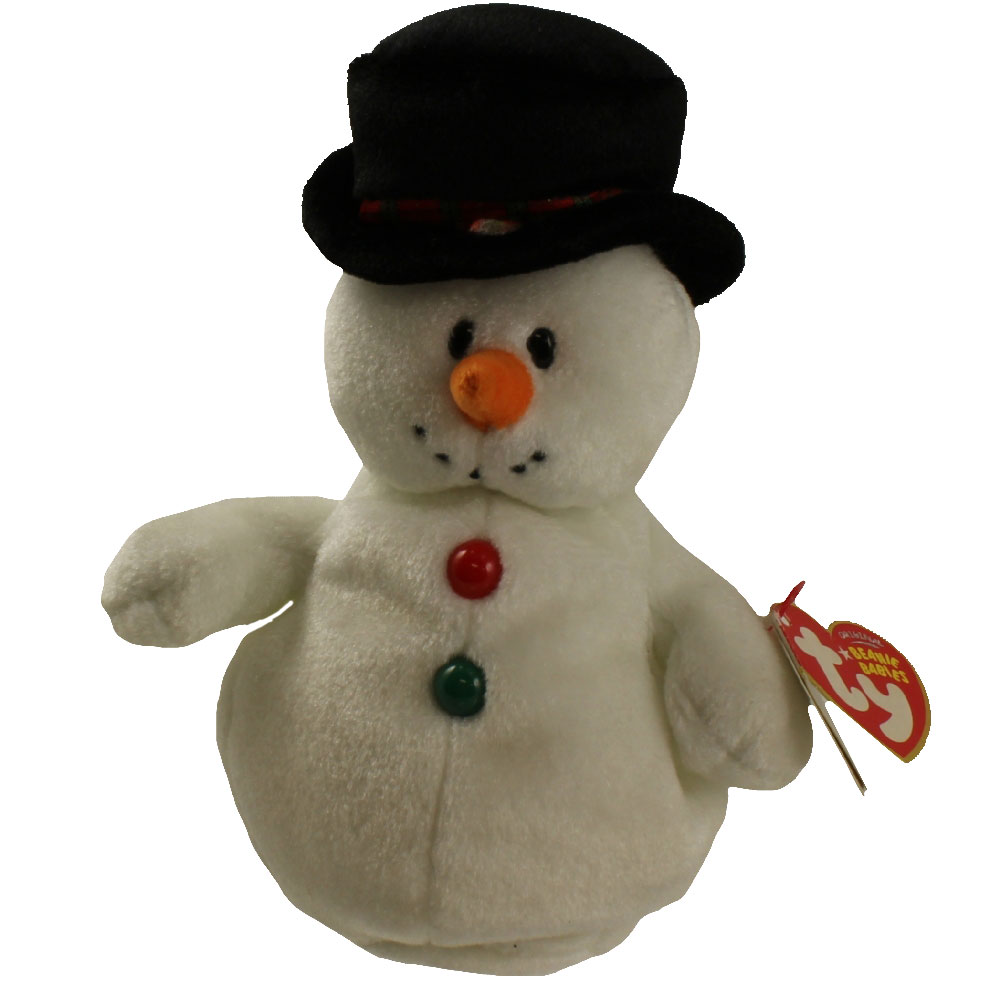 snowman ty beanie