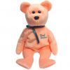 TY Beanie Baby - CORAL CASINO the Bear (8.5 Inch - Mint)