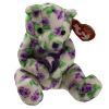 TY Beanie Baby - CORSAGE the Bear (7 inch) (Mint)