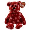 TY Beanie Baby - CUPIDS BOW the Bear (8.5 inch) (Mint)