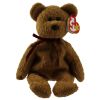 TY Beanie Baby - CURLY the Brown Nappy Bear (9 inch) (Mint)