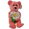 TY Beanie Baby - DEARLY the Bear (8.5 inch) (Mint)