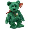 TY Beanie Baby - DECADE the Bear (Green Version) (8.5 inch) (Mint)