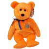 TY Beanie Baby - DECADE the Bear (Orange Version) (8.5 inch) (Mint)