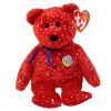 TY Beanie Baby - DECADE the Bear (Red Version) (8.5 inch) (Mint)