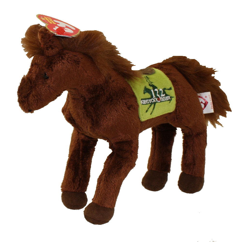 TY Beanie Baby DERBY 132 the Kentucky Derby Horse (7.5 inch) (Mint