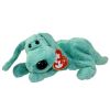 TY Beanie Baby - DIDDLEY the Green Dog (6.5 inch) (Mint)