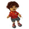 TY Beanie Baby - DIEGO (Red Shirt & Grey Pants) (7.5 inch)  (Mint)