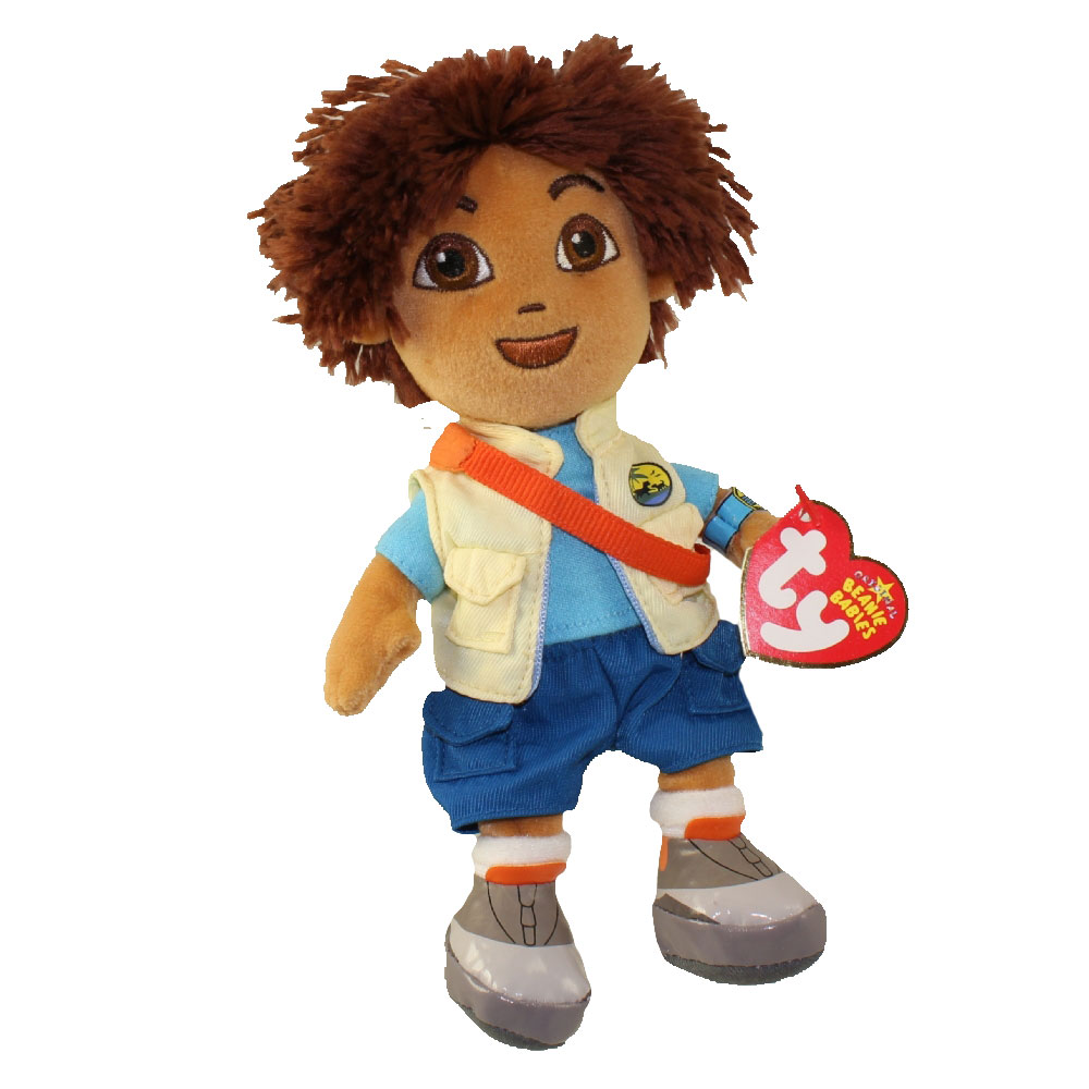 TY Beanie Baby - DIEGO (Blue Shirt & Blue Pants) (7.5 inch) (Mint ...