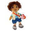 TY Beanie Baby - DIEGO (Blue Shirt & Blue Pants) (7.5 inch)  (Mint)