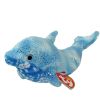 TY Beanie Baby - DOCKS the Blue Dolphin (8 inch) (Mint)