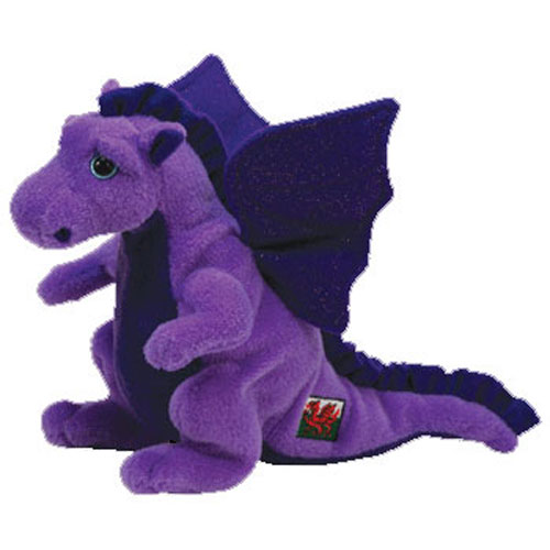 TY Beanie Baby - DWYNWEN the Purple Dragon (5.5 inch) (Mint ...