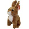 TY Beanie Baby - FIELDS the Brown Bunny Rabbit (7 inch) (Mint)