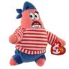 TY Beanie Baby - PATRICK STAR ( FIRST MATE ) (6.5 inch) (Mint)