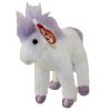 TY Beanie Baby - FORTRESS the Unicorn (7 inch) (Mint)