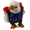 TY Beanie Baby - FREE the Eagle (Blue Chest w/Stars) (5.5 inch - Mint)