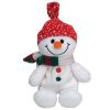 TY Beanie Baby - FREEZIE the Snowman (7 inch) (Mint)