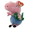 TY Beanie Baby - GEORGE PIG (U.S. Version Peppa Pig - 6 inch) (Mint)