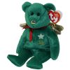 TY Beanie Baby - GIFT the Bear (Green Version) (8 inch) (Mint)