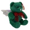 TY Beanie Baby - HARK the Angel Bear (Green Version) (6.5 inch) (Mint)