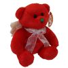 TY Beanie Baby - HARK the Angel Bear (Red Version) (6.5 inch) (Mint)