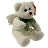 TY Beanie Baby - HARK the Angel Bear (White Version) (6.5 inch) (Mint)