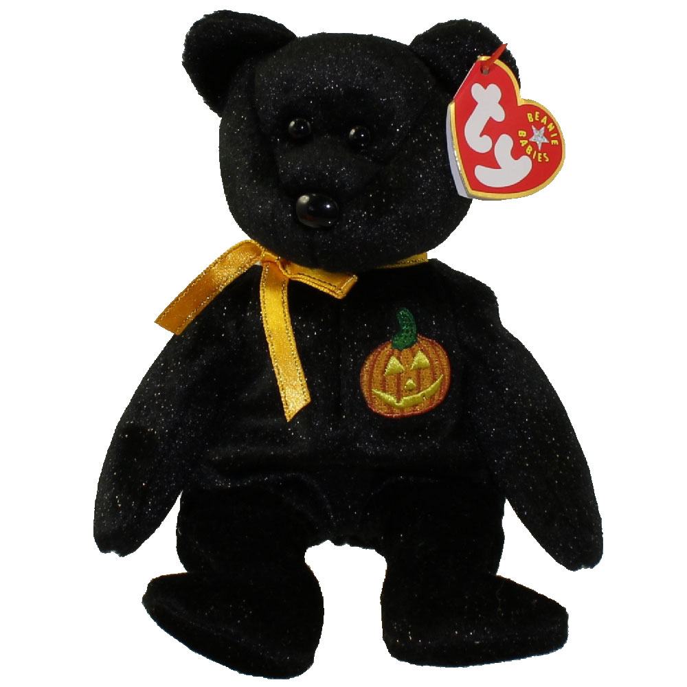 TY Beanie Baby HAUNT the Halloween Bear (8.5 inch) (Mint