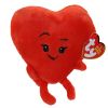 TY Beanie Baby - The Emoji Movie - HEART (6 inch) (Mint)