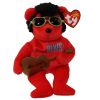 TY Beanie Baby - HEARTBEAR HOTEL the Elvis Bear (9 inch) (Mint)