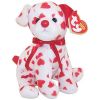 TY Beanie Baby - HEARTS the Red & White Dog (6 inch) (Mint)