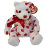 TY Beanie Baby - HEARTTHROB the Bear  (7.5 inch - Mint)