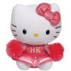 TY Beanie Baby - HELLO KITTY (Cheerleader Pink) (8 inch) (Mint)