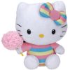 TY Beanie Baby - HELLO KITTY (Cotton Candy - 6 inch) (Mint)