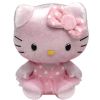 TY Beanie Baby - HELLO KITTY (Pink Shimmer - 6 inch) (Mint)