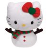 TY Beanie Baby - HELLO KITTY (Snowkitty - 6 inch) (Mint)