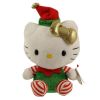 TY Beanie Baby - HELLO KITTY ( GREEN ELF ) (6 inch) (Mint)