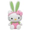 TY Beanie Baby - HELLO KITTY ( Bunny Pink Overalls with Green Ears ) (9 inch) (Mint)