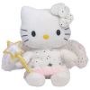 TY Beanie Baby - HELLO KITTY ( GOLD ANGEL ) (7 inch) (Mint)