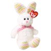 TY Beanie Baby - HIPPITY the Fuzzy White Bunny (8 inch) (Mint)