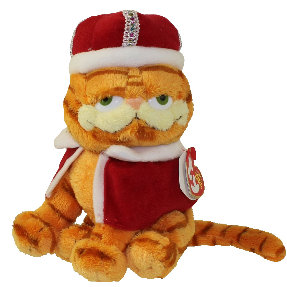 TY Beanie Baby - GARFIELD the Cat (HIS MAJESTY) (7 inch) (Mint): Sell2BBNovelties.com: Sell TY ...