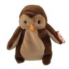 TY Beanie Baby - HOOT the Owl (5 inch) (Mint)