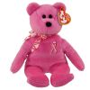 TY Beanie Baby - HOPE the Pink Bear (8 inch) (Mint)