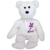 TY Beanie Baby - ILLINOIS VIOLET the Bear (8.5 inch) (Mint)