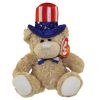 TY Beanie Baby - INDEPENDENCE the Bear (White Version) (8 inch) (Mint)