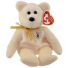 TY Beanie Baby - IVORY the Bear (8.5 inch) (Mint)