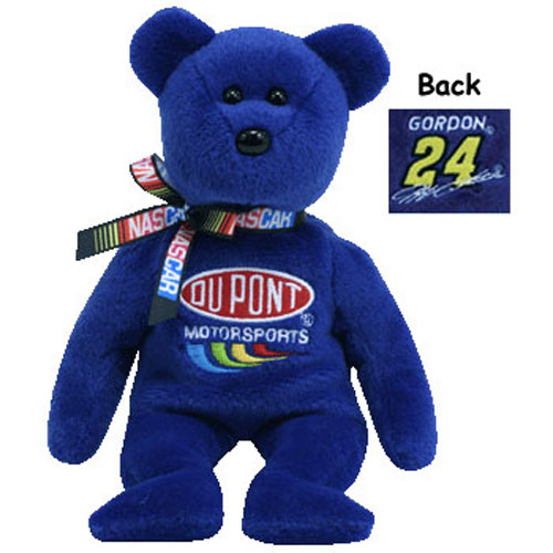 Boyds Bears JEFF GORDON #24 #919389 2004 12” Plush NASCAR Bear