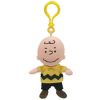 TY Beanie Baby - CHARLIE BROWN ( Peanuts - Plastic Key Clip ) (4.5 inch) (Mint)