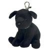 TY Beanie Baby - LUKE the Black Lab ( Metal Key Clip ) (4 inch) (Mint)