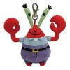 TY Beanie Baby - MR KRABS ( SpongeBob Squarepants - Metal Key Clip ) (5 inch) (Mint)