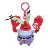 TY Beanie Baby - MR KRABS ( SpongeBob Squarepants - Plastic Key Clip ) (5 inch) (Mint)